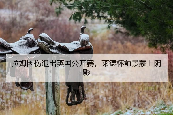 拉姆因伤退出英国公开赛，莱德杯前景蒙上阴影